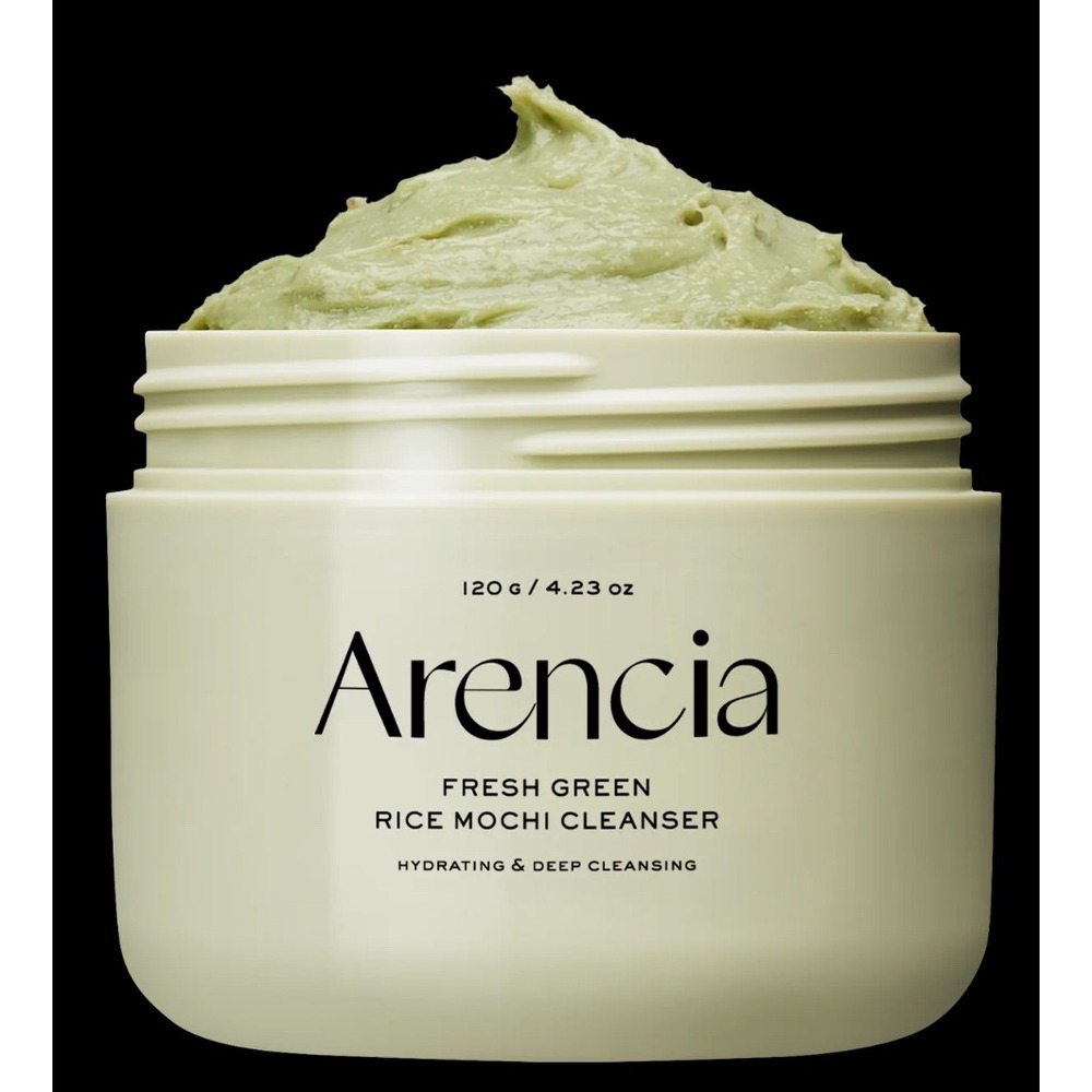 Arencia Fresh Green Rice Mochi Cleanser 120g 4.23oz Hydrating Deep Cleansing New